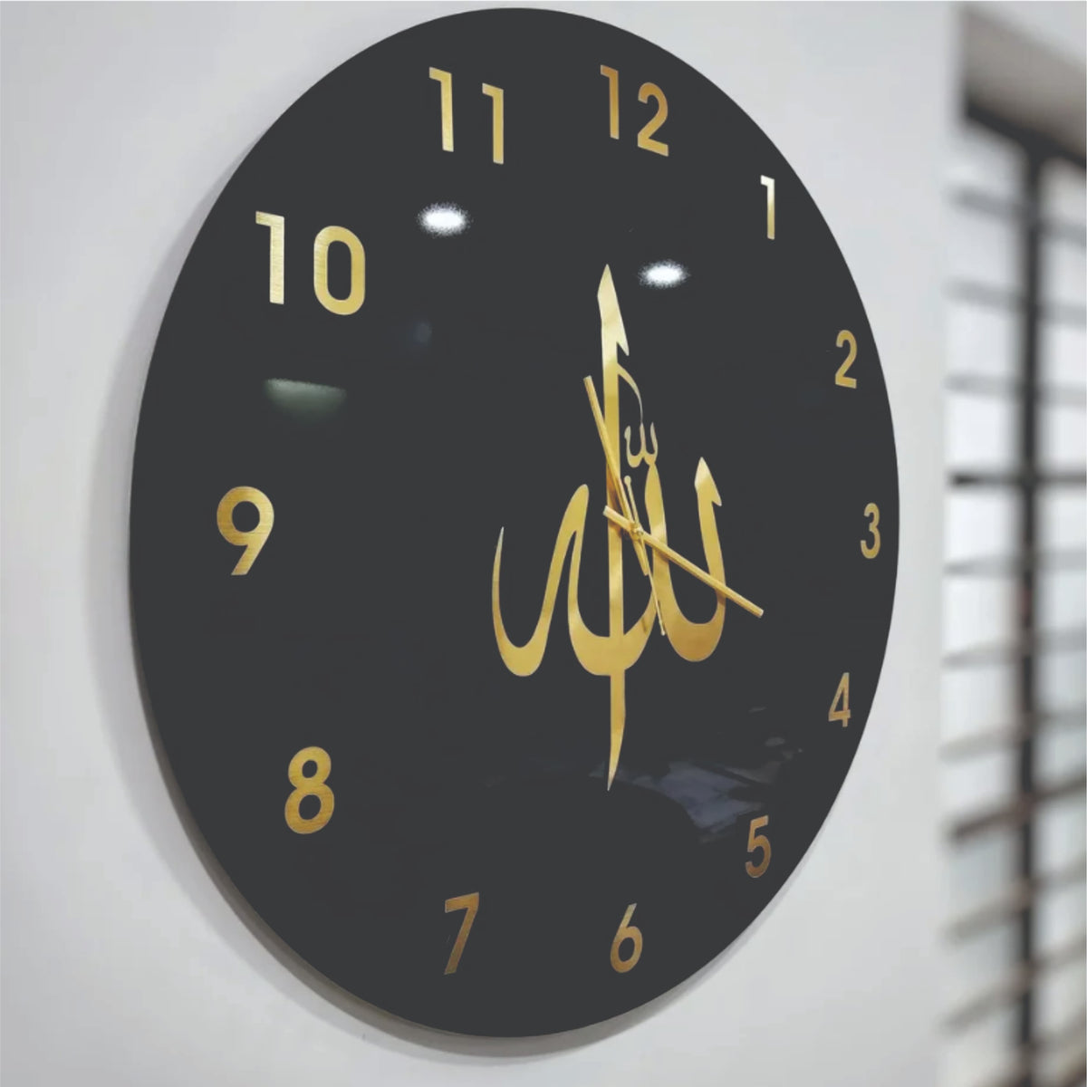 Allah Name Wall Clock Acrylic Material Islamic Clock