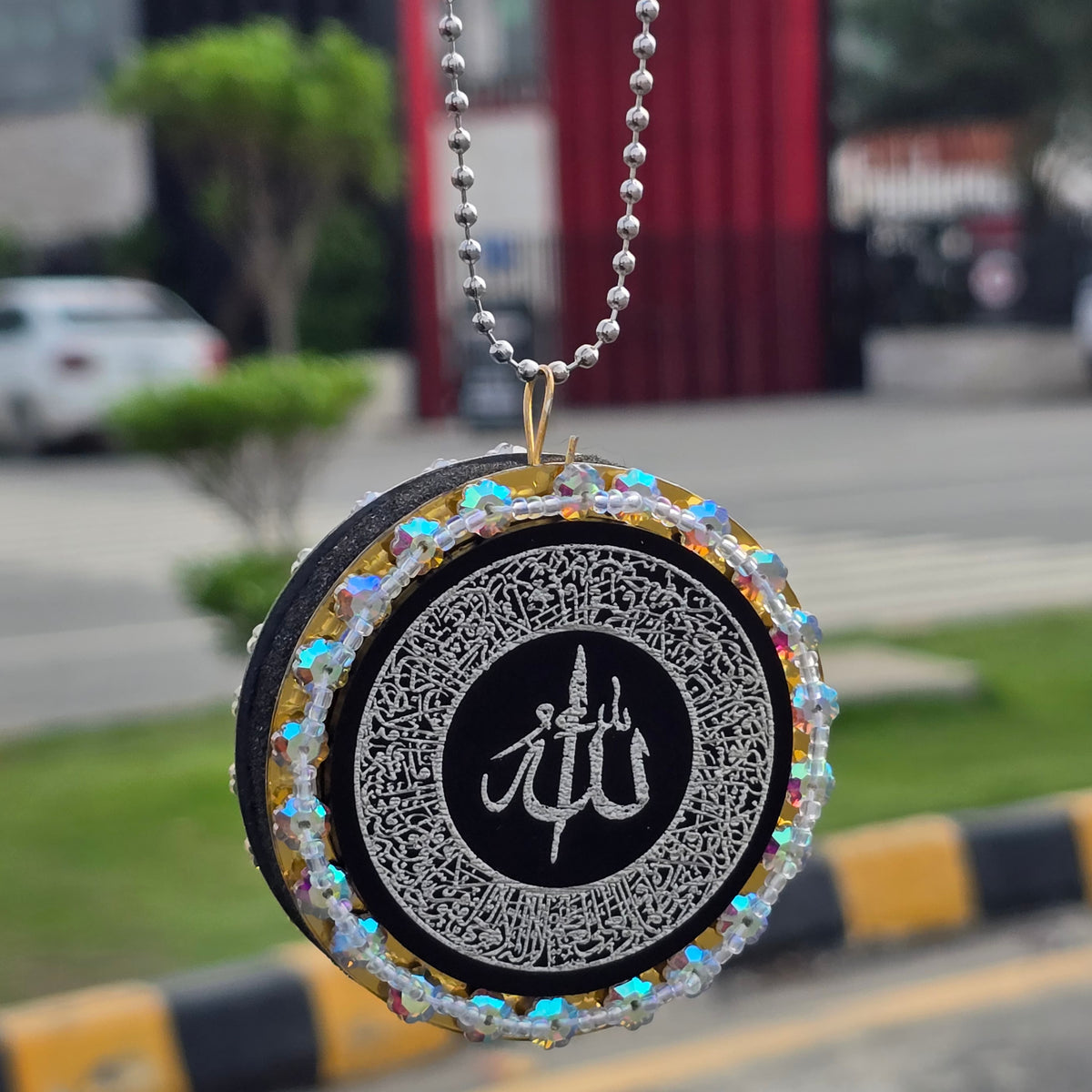 Royal Islamic Car Hanging & Fragrance Set-(AC-001)