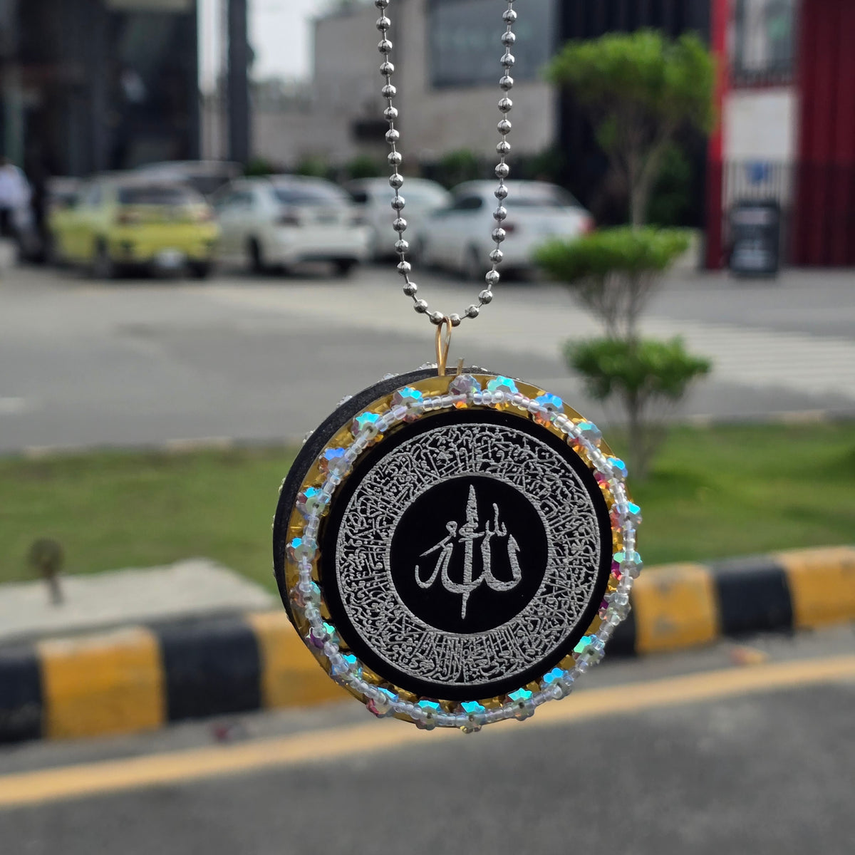 Royal Islamic Car Hanging & Fragrance Set-(AC-001)