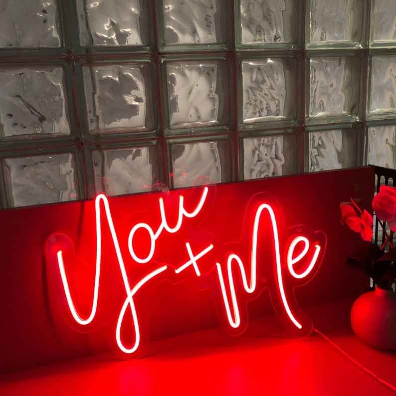 Custom LED neon sign gifting packaging